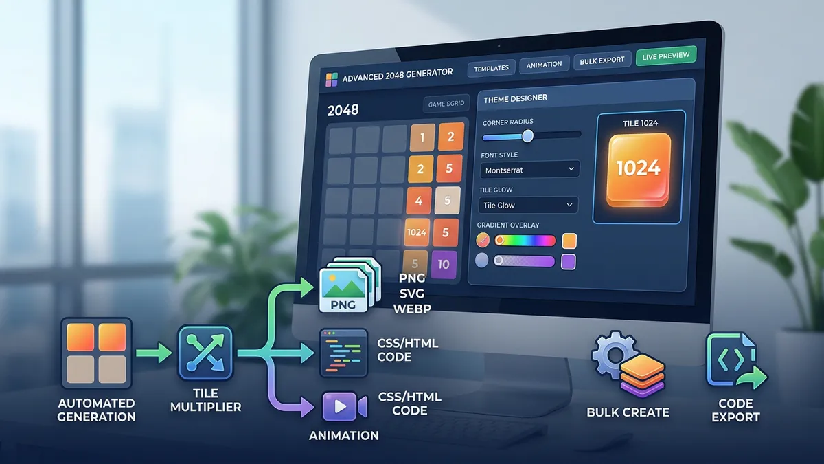 2048 game in play mode on a 5×5 grid showing the corner strategy with a high score and tile distribution