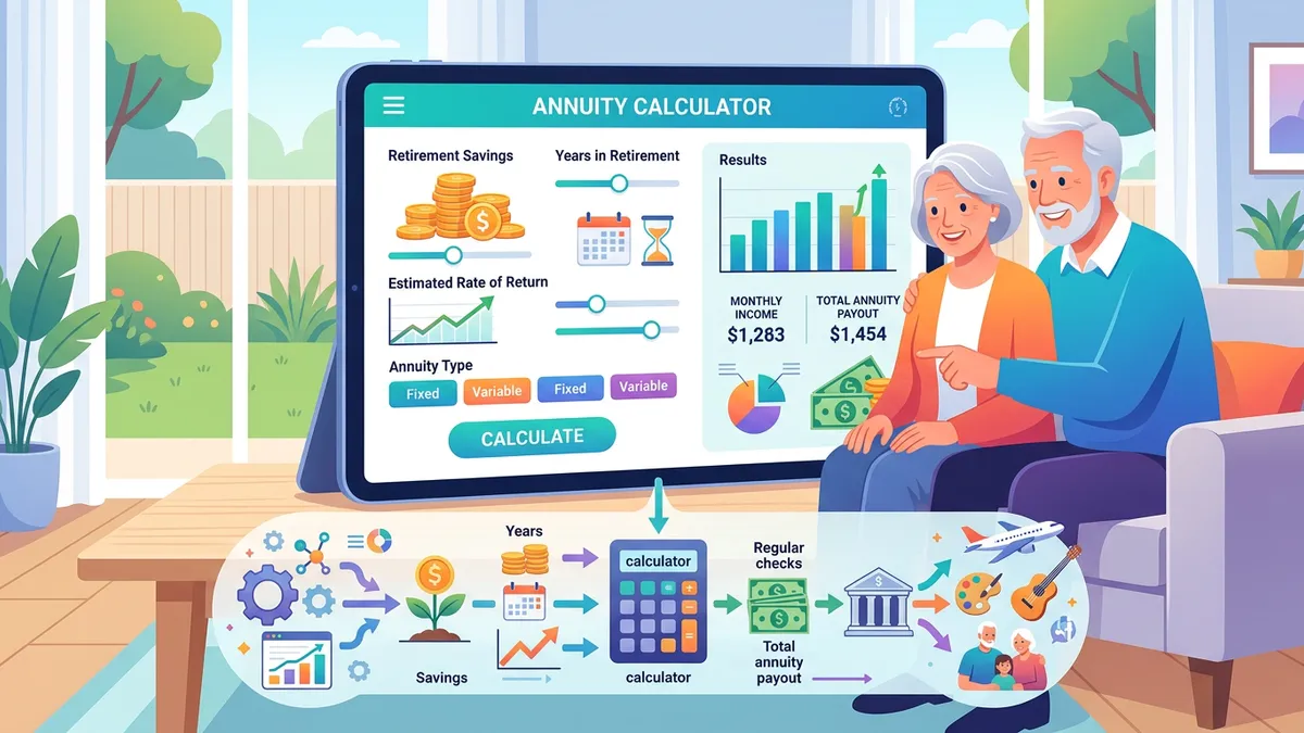 Annuity formulas comparison showing future value and present value calculations