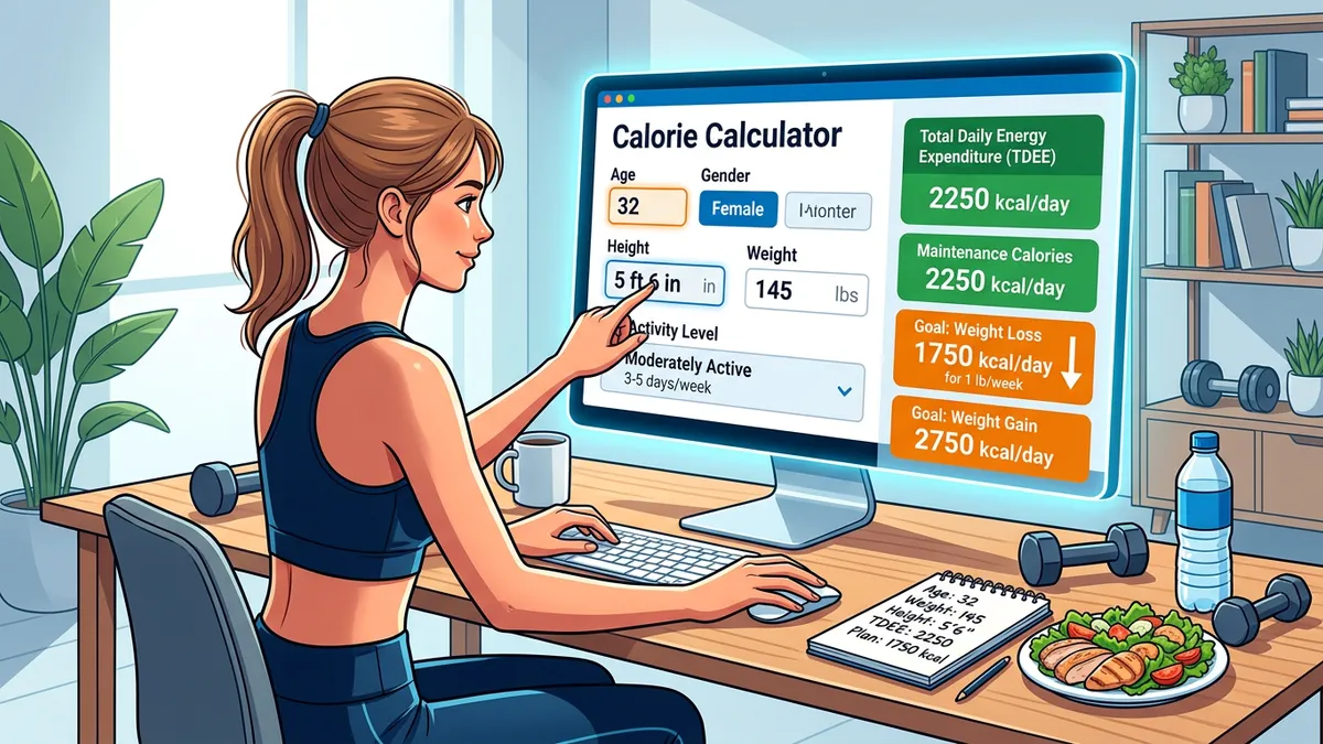 BMR and TDEE calculation explanation showing how basal metabolic rate is adjusted by activity level