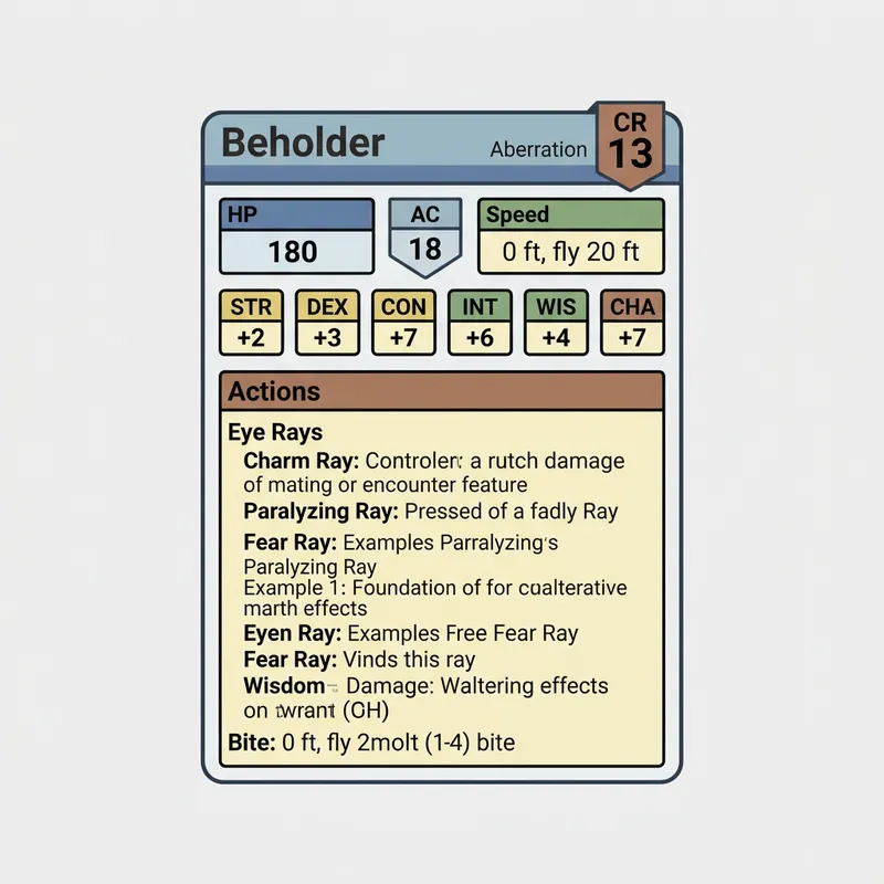 D&D Spell and Monster Lookup showing spell entries and monster stat blocks from the 5e SRD