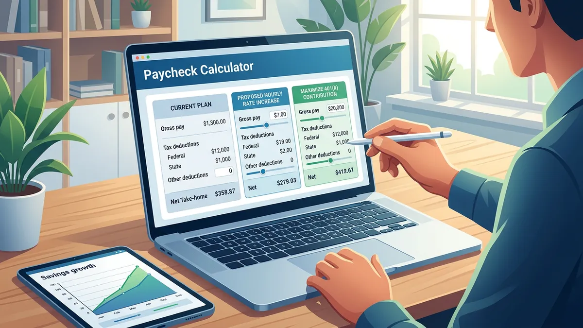 Map of U.S. state income tax rates showing variation from 0% to 13.3%
