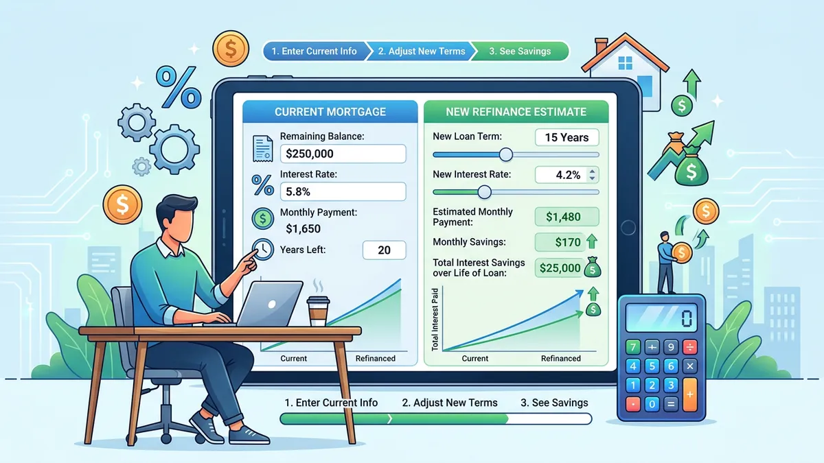 Break-even analysis chart showing relationship between rate reduction and payback period for mortgage refinancing