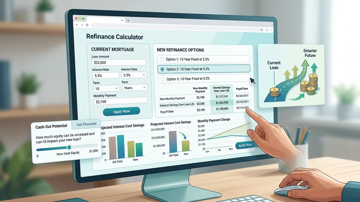 15-year vs 30-year mortgage refinance total cost comparison chart