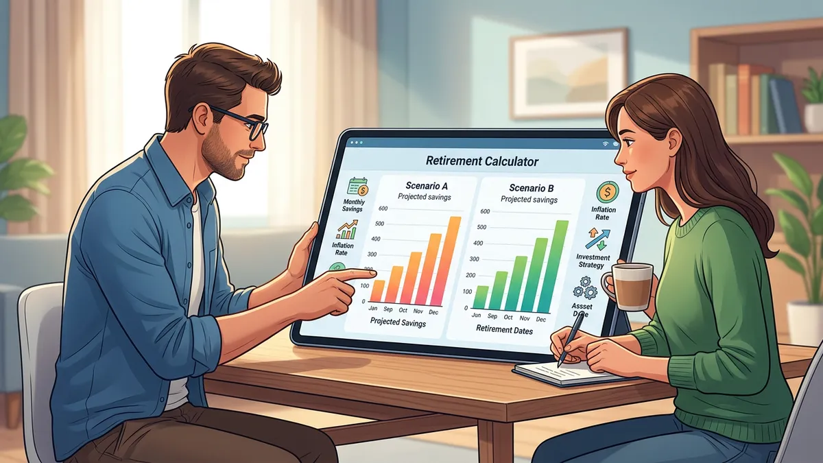 Retirement account comparison showing 401k, IRA, and Roth contribution limits and tax treatment