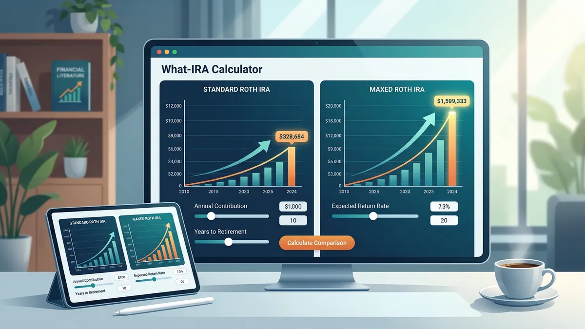 Roth IRA vs Traditional IRA comparison chart showing tax advantages by age and income